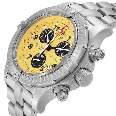 breitling aeromarine chrono avenger m1 e73360|Breitling Avenger titanium.